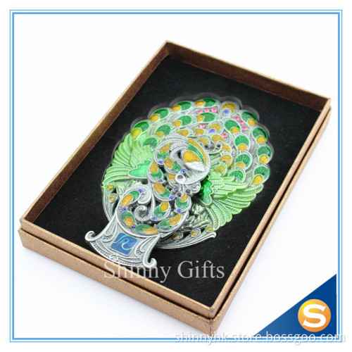Peacock handle mirror ,compact mirrors wholesale,wedding gift pocket mirror,cheap small cosmetic mirror